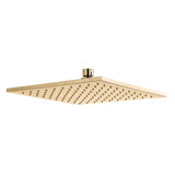 Doccia 12" Square Mineral Resistant Rain Shower Head, 1.8 GPM