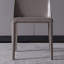 Chaises de salle à manger éponge moderne sans accoudoirs gris
