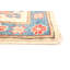 Tapis unique en laine noué à la main des années 2010 de 6 pi 2 po x 9 pi 1 po rouge / bleu / beige Finnuala