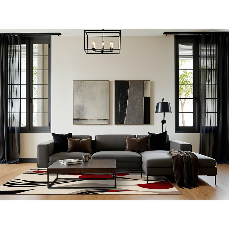 Serene Prime Flow Rug, Square 7'