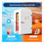 Mini réfrigérateur portatif 6L avec fenêtre d'observation, réfrigérateur compact et 9 canettes, 100% sans fréon et écologique, 6 L-112369276