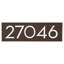 Plaque d’adresse murale sur 1 ligne flottante-41299971-41299850-41303794
