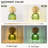 Hardwired Wall Sconce Light, Vintage Wall Sconce with Switch, Gold Wall Light Fixture with Tulip Green Glass Lampshade, Indoor Wall Light for Bedroom Bathroom, Bedside Wall Lamp-801926440