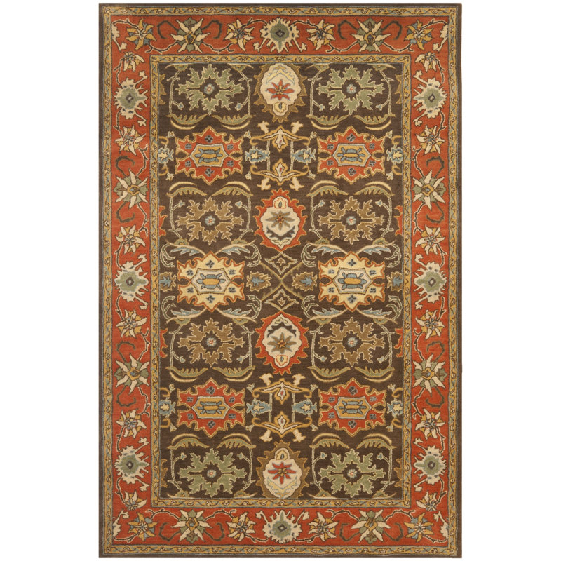 Wahcheechee Hand Tufted Wool Oriental Rug, Rectangle 4' x 6'