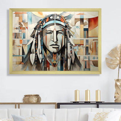 Impression sur toile Native Cherestic Cherokee