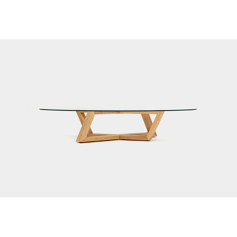 Focal Coffee Table, Ash, 14" H x 32" L x 60" W