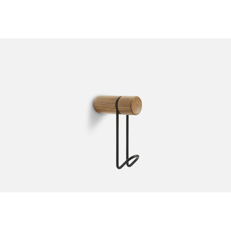 Around Wall Hanger (Small), Black/Oak