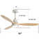 52" Nicola 3 - Blade LED Propeller Ceiling Fan with Remote Control and Light Kit Included