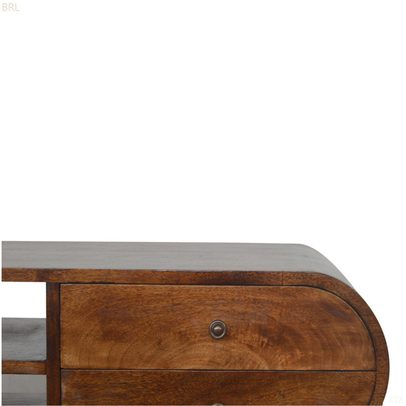 Unité média circulaire Chestnut