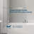 34'' - W x 58'' H Walk In Door Frameless Tub Door with-101908347