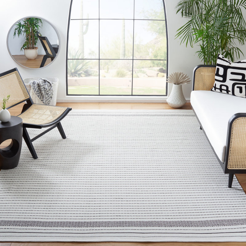 Tapis en coton à tissage plat Solon Kilim, Rectangle 9 pi x 12 pi