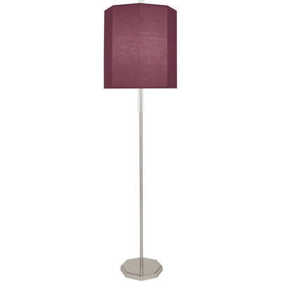 Srkashlteni Oversized Floor Lamp- With Raven Fabric Shade & Crystal Accent - Modern Lighting Fixture For Home Décor