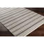 Tapis blanc / noir en coton tissé à la main Courtdale-2021660732