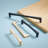 Comet Series 7-1/2 in. (192 mm) Center-to-Center Modern Black Cabinet Handle/Pull (5 Pack)-103175959