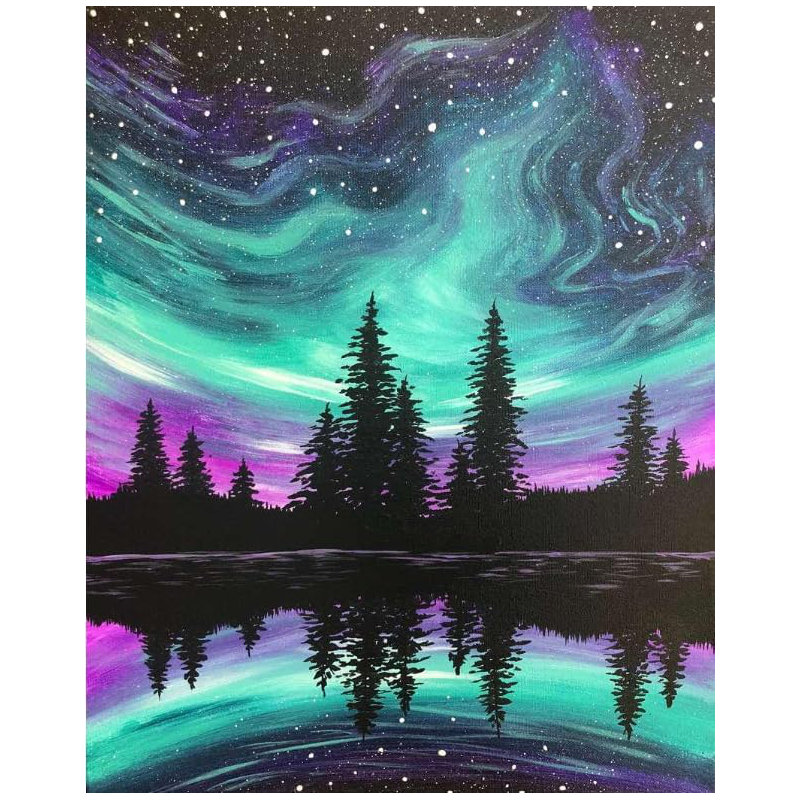 4 Piece No Frame Print on Canvas