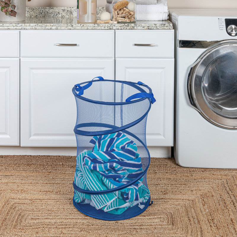 Panier à linge, Bleu