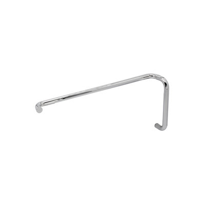 Barre à serviettes 24 po FHC TBRN6X24CH, poignée tubulaire, matériau laiton, fabrication tubulaire, finition chrome poli