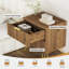Ensemble de commode et table de chevet 3 pièces pour chambre à coucher, commode cannelée 9 tiroirs de 63 po-2062404569