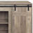 Grey Washed Tv Stand With 2 Sliding Barn Doors