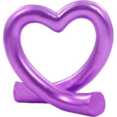 Modern Love Line Tabletop Ornament Purple
