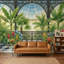 Décoration murale amovible Tropical Garden-955863863-955863868