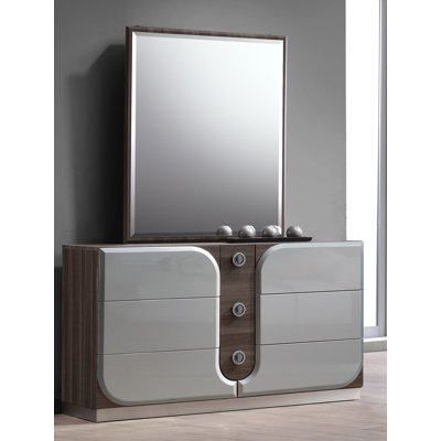 Salihah 6 Drawer Double Dresser by Wade Logan