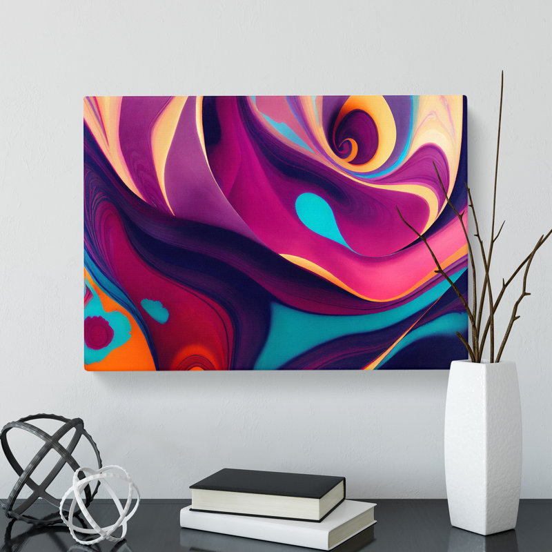 Marbling Art Vol.7 - Wrapped Canvas, 50cm H x 76cm W x 3cm D