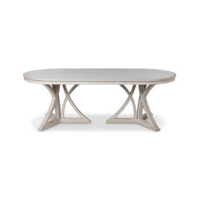 Oval Pine Wood Dining Table