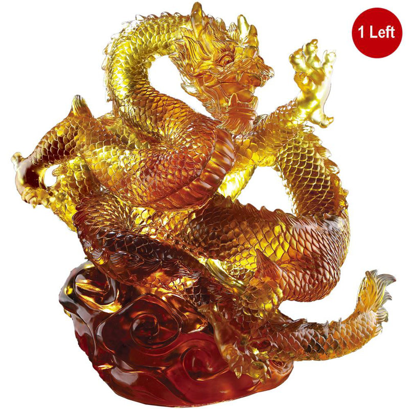 Arising from the East Handmade Glass Statue