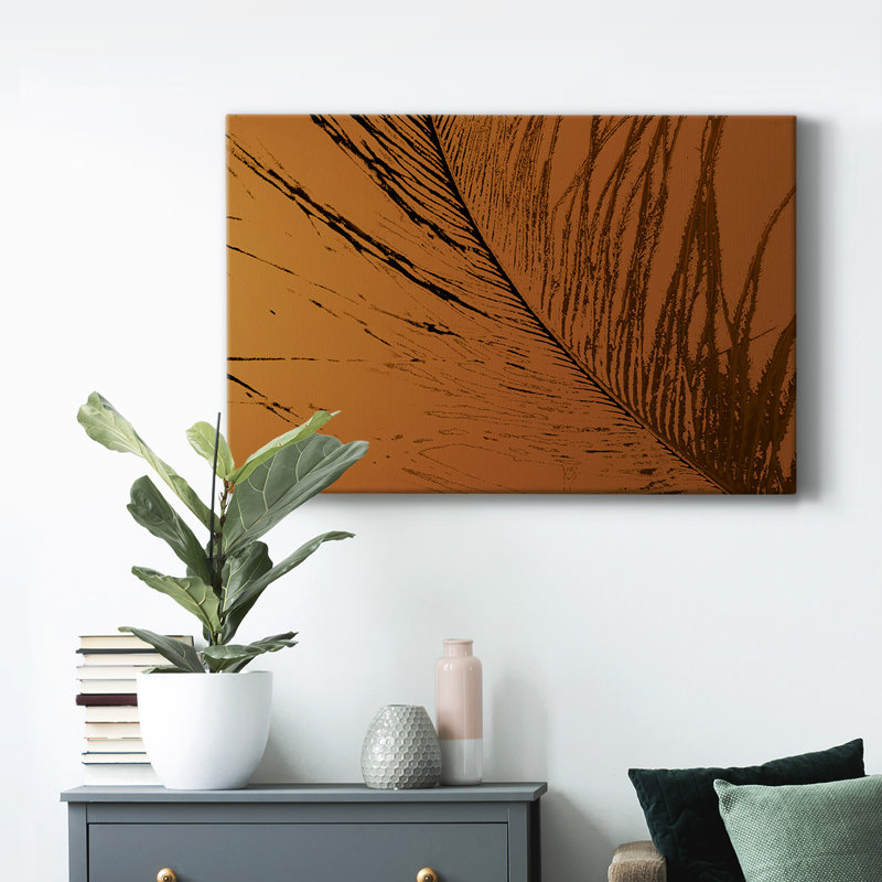 «Feathered Impression II», reproduction sur toile tendue, H 12 po x l 18 po x P 1 po