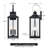 24 in. 3-Light Outdoor Wall Lantern with Dusk to Dawn and Motion Sensor Function-1006050327-883734667