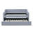 Upholstered Convertible Daybed with Tufted Button Backrest, 3‑in‑6 Versatile Sofa Bed with Pull‑Out Trundle & Side Storage-129681206-129681208