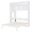 Lit escamotable mural avec bureau, armoire supérieure et tablettes de rangement, lit pliable peu encombrant-1654845063-1654845061