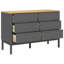 Solid Wood Rectangle Accent Chest-1430989775