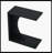 C-Shaped End Table, Sofa Side Table Couch Table