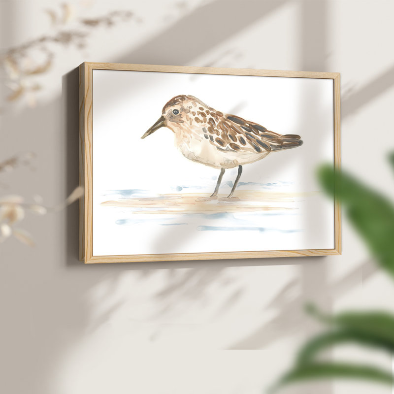Pretty Piper II -Framed Print - Restickable, Naturel, H 11 po x l 14 po