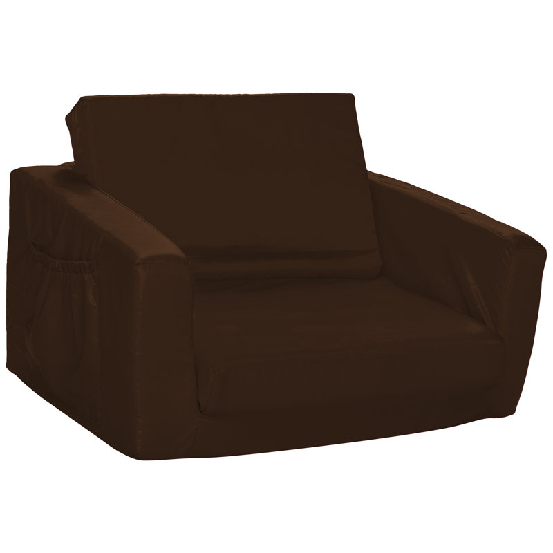 Canapé pour enfant et chaise longue convertible, canapé 2 en 1 facilement réglable en mousse à mémoire de forme - Chaise de tout-petit confortable, dossier droit et chaise longue convertible, disponible en plusieurs tailles, taille pour un enfant ou 