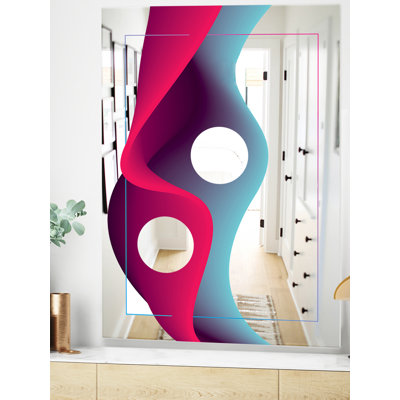 Nebulous Waves 10 Wall Mirror
