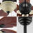 Emmabeth 52'' Ceiling Fan with Light Kit-224716331