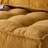Stylish 2-Seat Sofa Bed, Mustard Fabric, 47.2 x 30.7 x 30.7 inches | 22 d Elastic Foam & Fiber for Comfort | Converts Easily to Bed (47.2 x 74.8 x 8.7 inches) | Perfect for Small Spaces, Modern Design-742320508