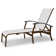 Askar Outdoor Rust-Resistant Metal Chaise Lounge
