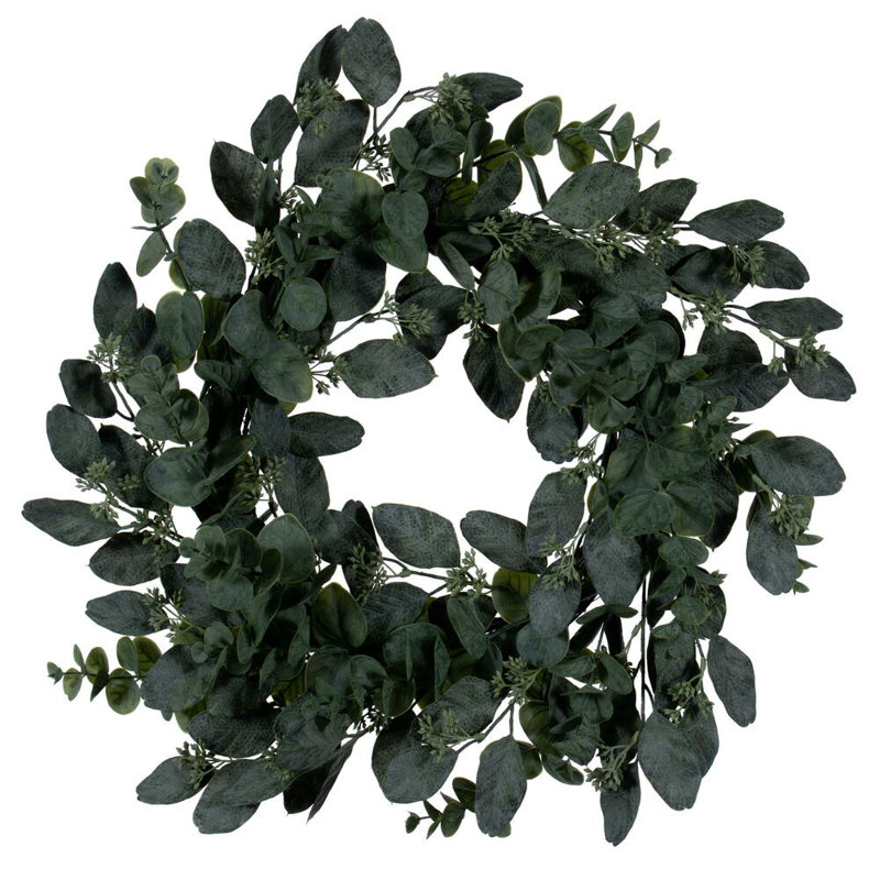 Vickerman 24" Green Eucalyptus Wreath.