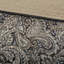 Ensemble de couvre-lit traditionnel 5 pièces en coton brodé jacquard noir, taille Queen-136111560-136111562