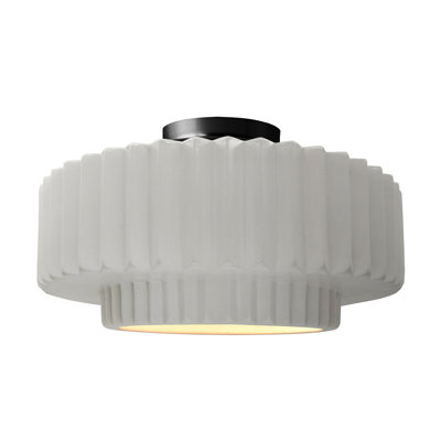 Plafonnier semi-encastré en céramique Radiance