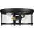 Gunther Matte Black 2 - Bulb Outdoor Flush Mount Light