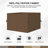 Aoodor Replacement 4-Panel Gazebo Sidewall Curtains-90565558-121327730