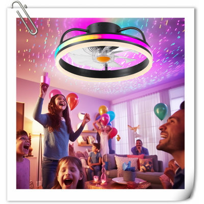 Museau Ceiling Fan with LED Lights