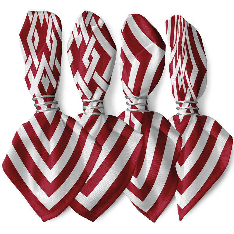 Ensemble de serviettes 4 pièces Aksel, Rouge