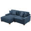 2 Seater Corduroy Sofa & Chaise-114969839