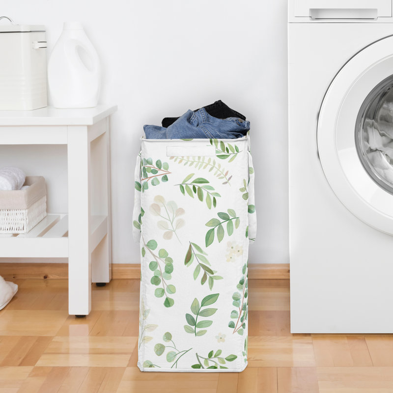 Panier à linge pliable avec poignées Botanical par Sweet Jojo Designs